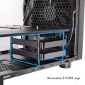 Chieftec Obudowa CI-03B-OP mATX The Cube czarna