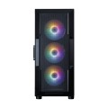 Zalman Obudowa I3 NEO V2 Mid Tower RGB fan x4 czarna