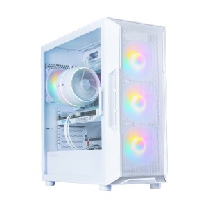 Zalman Obudowa I3 NEO V2 Mid Tower RGB fan x4 biała