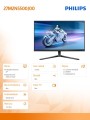 Philips Monitor 27M2N5500 27 cali IPS 180Hz HDMIx2 DP Pivot 