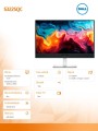 Dell Monitor S3225QC 31.5 cala 4K (3840x2160)/16:9/HDMI/2xUSB-C/Speakers/3Y