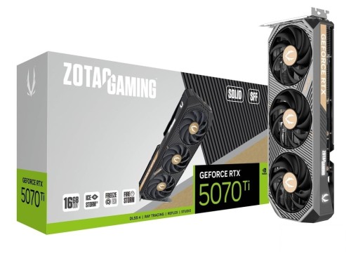 ZOTAC Karta graficzna GeForce RTX 5070 Ti SOLID SFF 16GB GDDR7 256bit 3DP/HDMI + Gra Pragmata
