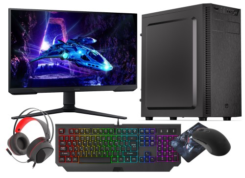 AI PC VIST Ryzen 5 8600G 32GB DDR5 Radeon 760M SSD 1TB nVme WIFI W11 24" 180Hz