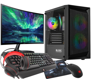 VIST Kit Ryzen 5 3600 RX 7600 64GB SSD 1TB WIFI W11 LCD 24''