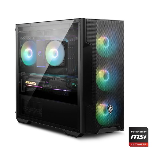 Powered by MSI Ultimate Ryzen 7 8700F 32GB RTX 5060Ti 16GB SSD 1TB W11 WiFi 6 BT5 DLSS 4 