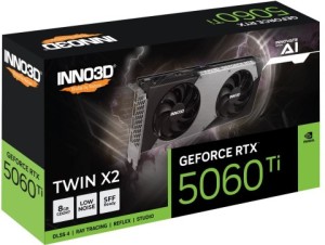 Geforce INNO3D RTX 5060 Ti Twin X2 8GB GDDR7 128bit DLSS 4