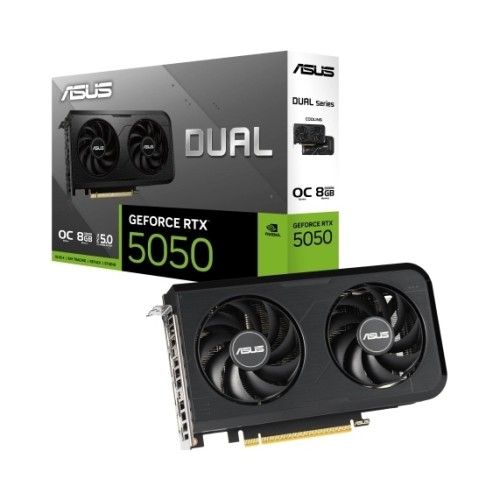 GEFORCE  ASUS DUAL RTX 5050 8GB OC GDDR6 DLSS4