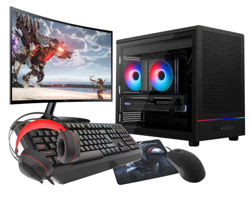 VIST M4M ARGB Ryzen 7 5700X RTX 5060 32GB SSD 1TB WIFI LCD 27 W11 DLSS 4