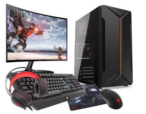 Zestaw Ryzen 7 5700G 32GB RX VEGA8 SSD 1TB M.2 WIFI Win11 24"