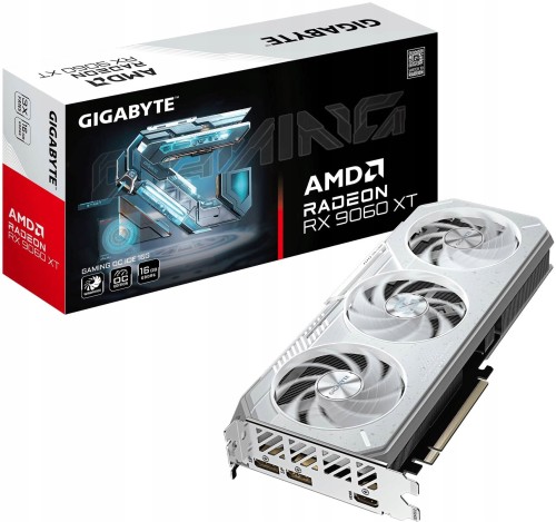 Radeon Gigabyte RX 9060 XT Gaming OC ICE 16GB GDDR6