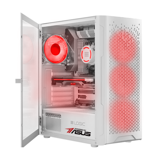 VIST Powered by ASUS WHITE Core i5 12400F RTX 5060 32GB SSD 1TB WIFI W11 DLSS 4