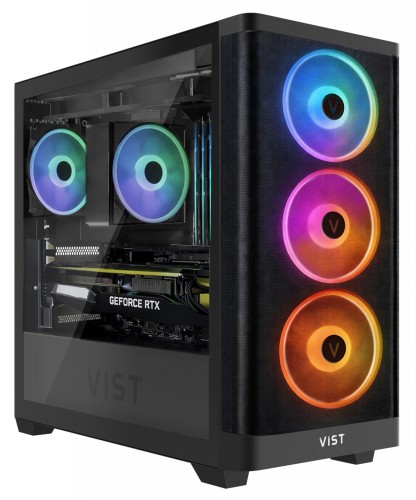 VIST PC Gaming Core i7 12700KF Ram 32GB RTX 5060 SSD 1TB nVme WIFI W11