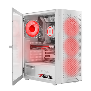 VIST Powered by ASUS WHITE Ryzen 7 5700X RTX 5060 32GB SSD 1TB M.2 WIFI W11 DLSS 4