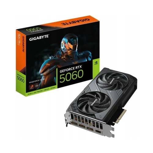 GeForce Gigabyte RTX 5060 Windforce OC 8GB GDDR7 DLSS 4