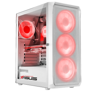 VIST Powered by ASUS WHITE Ryzen 7 5700X RTX 5060 Ti 32GB SSD 1TB M.2 WIFI W11 DLSS 4