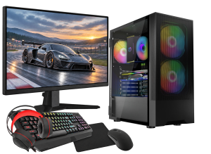 Gaming Set Ryzen 7 5700G 32GB RX VEGA8 SSD 1TB WiFi Win11 24" 180Hz 